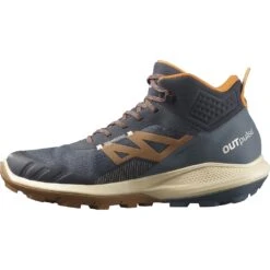 Salomon Outpulse Mid Gore-Tex Homme Gris 9 Salomon Outpulse Mid Gore-Tex Homme Gris -Chaussure Offres Boutique main L41589500 8 GHO OUTpulse Mid GTX Ebony Bleached.png.high res fc04