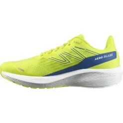 Salomon Aero Blaze Homme Jaune -Chaussure Offres Boutique main L47382000 8 GHO AERO BLAZESafety Yellow Surf The Web White bcb8